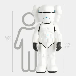 Statues & Sculptures Giant|Figurative^Lucify Trooper 187cm Black Resin Indoor Sculpture