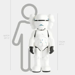 Statues & Sculptures Figurative|Floor Standing^Lucify Trooper 135cm Black Resin Indoor Sculpture