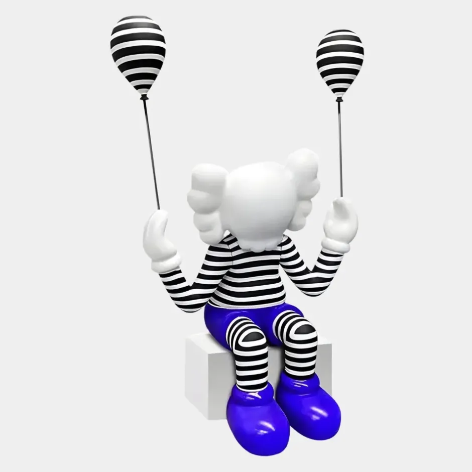 Statues & Sculptures Figurative|Floor Standing^Lucify Up 70cm Blue Resin Indoor Sculpture