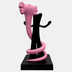 Statues & Sculptures Giant|Floor Standing^Lucify Viper 176cm Pink Resin Indoor Sculpture
