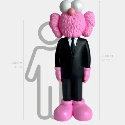 Statues & Sculptures Giant|Figurative^Lucify Vogue 200cm Black Resin Indoor Sculpture