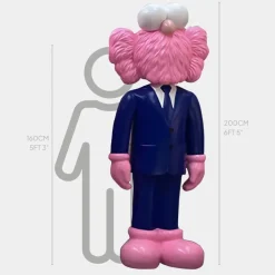Statues & Sculptures Giant|Figurative^Lucify Vogue 200cm Blue Resin Indoor Sculpture v1