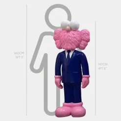 Statues & Sculptures Figurative|Pop Art^Lucify Vogue 147cm Blue Resin Indoor Sculpture v1