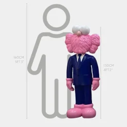 Statues & Sculptures Figurative|Floor Standing^Lucify Vogue 130cm Blue Resin Indoor Sculpture v1