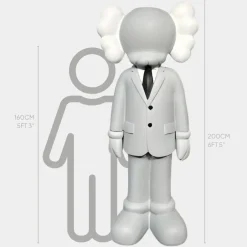 Statues & Sculptures Giant|Figurative^Lucify Vogue 200cm Grey Resin Indoor Sculpture
