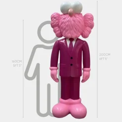 Statues & Sculptures Giant|Figurative^Lucify Vogue 200cm Magenta Resin Indoor Sculpture