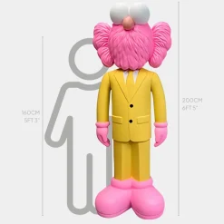 Statues & Sculptures Giant|Figurative^Lucify Vogue 200cm Yellow Resin Indoor Sculpture