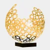 Statues & Sculptures Table Top|Abstract^Lunar Sphere 48cm Gold Metal Indoor Sculpture