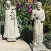 Statues & Sculptures Virgin Mary^Madonna and Friar Monk Stone Garden Statues