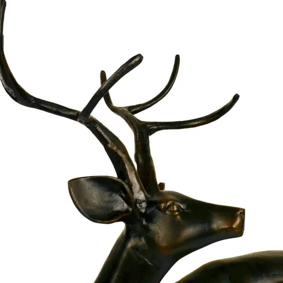 Statues & Sculptures Stags & Deers^Majestic Deer Bronze Metal Garden Statue