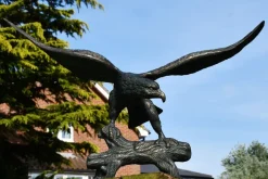 Statues & Sculptures Eagles^Majestic Eagle 111cm Bronze Metal Garden Statue
