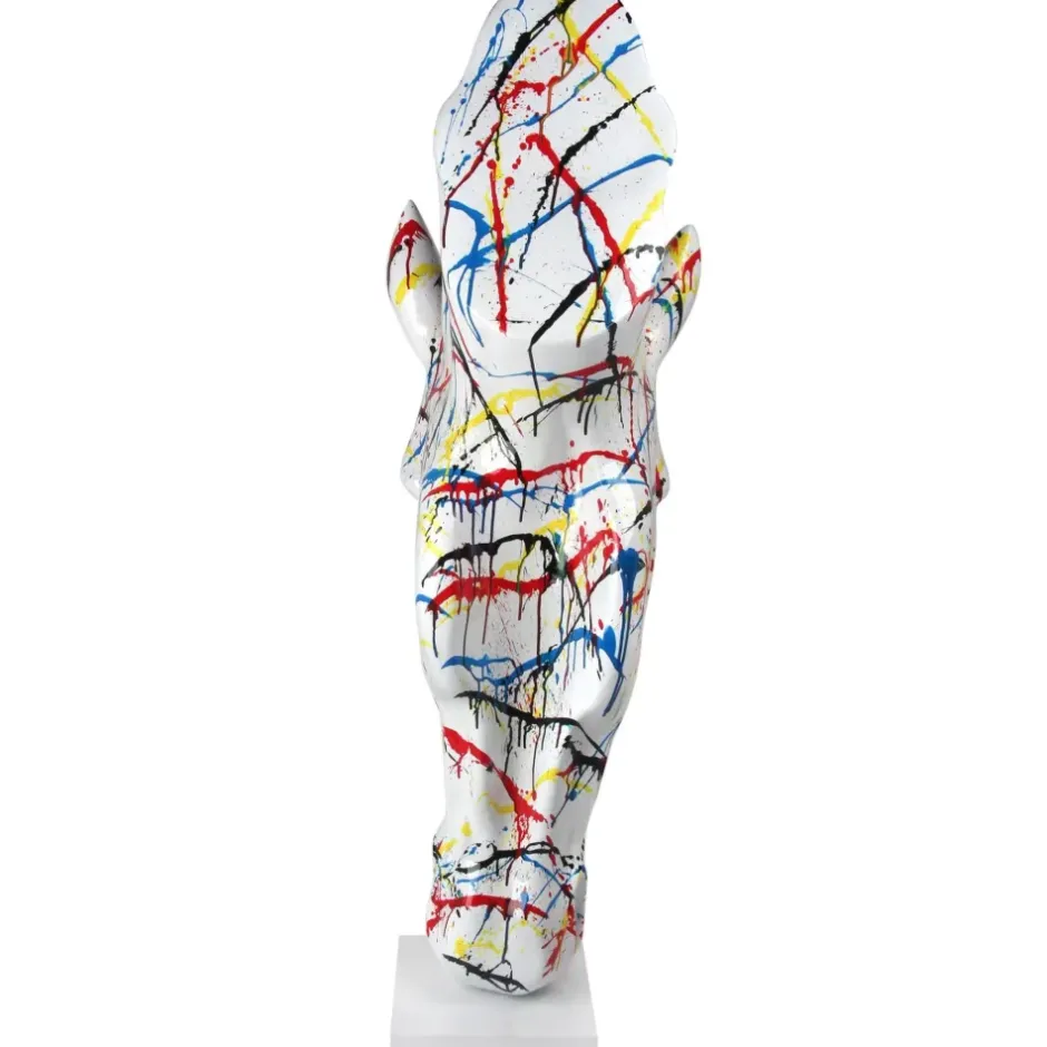 Statues & Sculptures Floor Standing|Animals^Majestic Horse Head 151cm Multicoloured Resin Sculpture