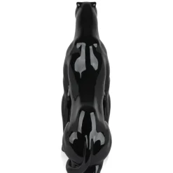 Statues & Sculptures Floor Standing|Animals^Majestic Panther 78cm Black Resin Indoor Sculpture