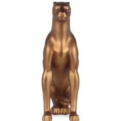 Statues & Sculptures Floor Standing|Animals^Majestic Panther 78cm Bronze Resin Indoor Sculpture