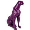 Statues & Sculptures Floor Standing|Animals^Majestic Panther 78cm Violet Resin Indoor Sculpture