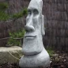 Statues & Sculptures Easter Island Heads^Male Easter Island Head Stone Garden Ornament