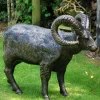 Statues & Sculptures Farm^Manx Loaghtan Ram Life-Size Bronze Metal Garden Statue