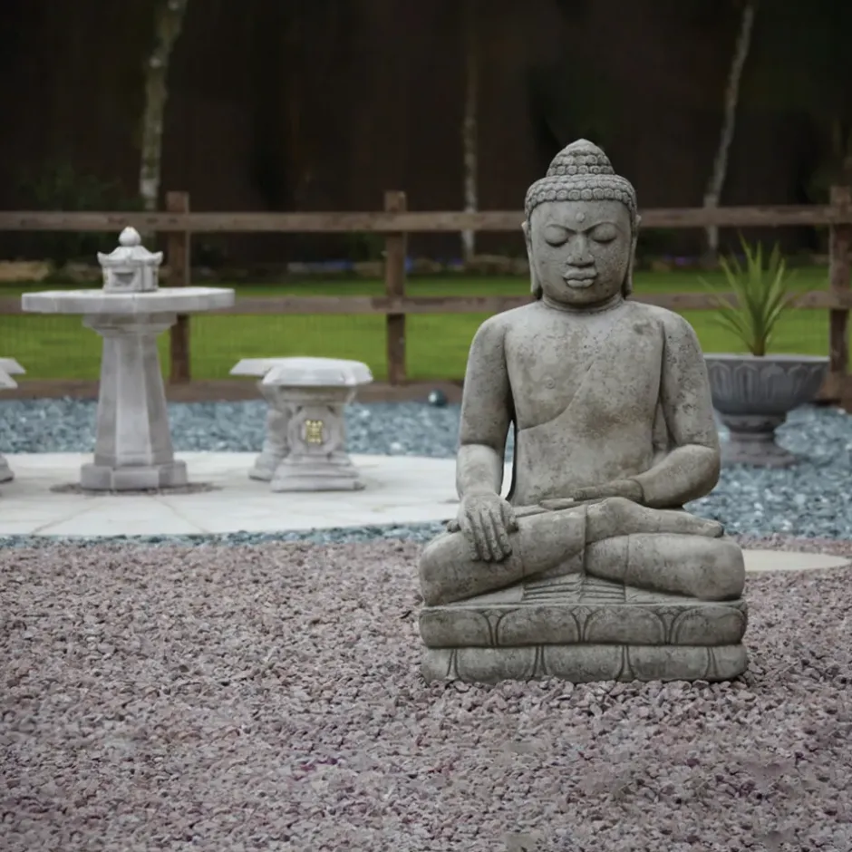 Statues & Sculptures Buddha^Mega Buddha Stone Garden Statue