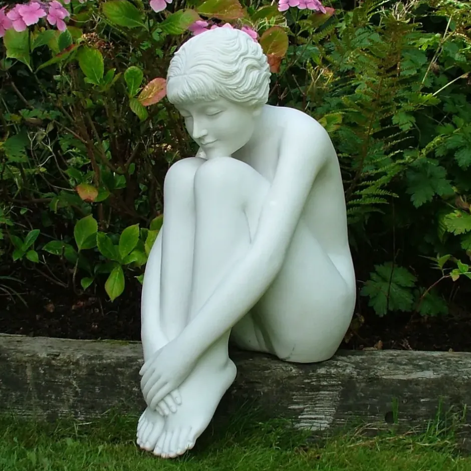 Statues & Sculptures Modern^Melina 55cm Marble Resin Garden Statue