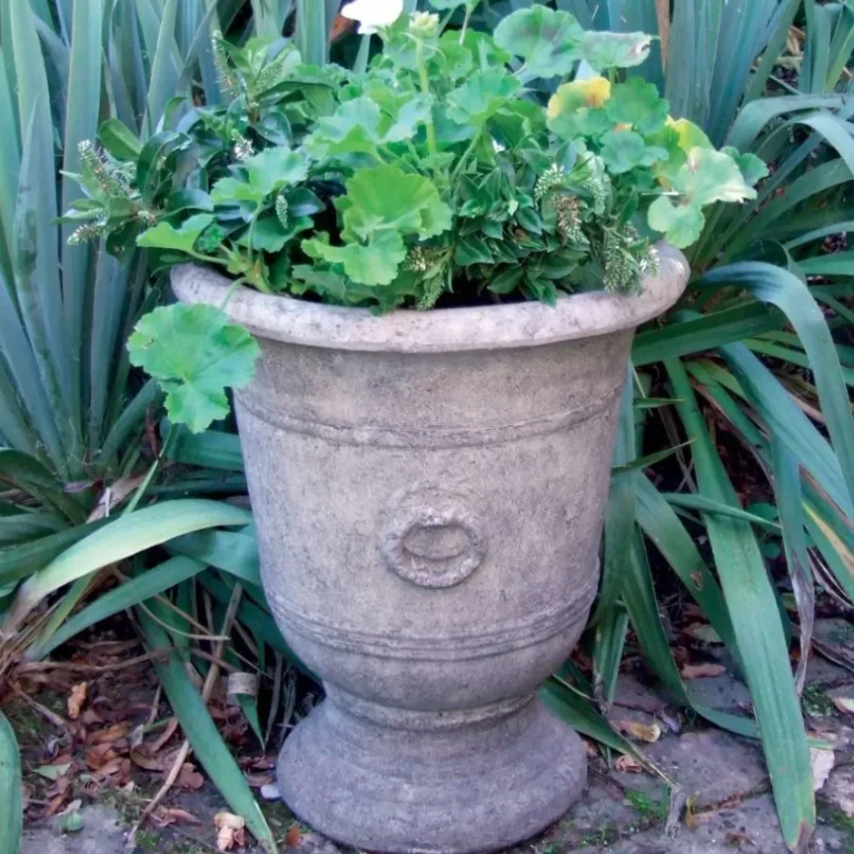 Statues & Sculptures Large|Round^Modena 35 Vase Stone Garden Planter