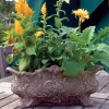 Statues & Sculptures Large|Round^Modena 26 Vase Stone Garden Planter