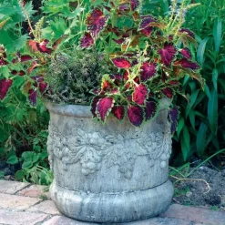 Statues & Sculptures Large|Round^Modena 13 Vase Stone Garden Planter