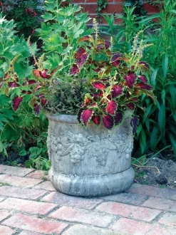 Statues & Sculptures Large|Round^Modena 13 Vase Stone Garden Planter