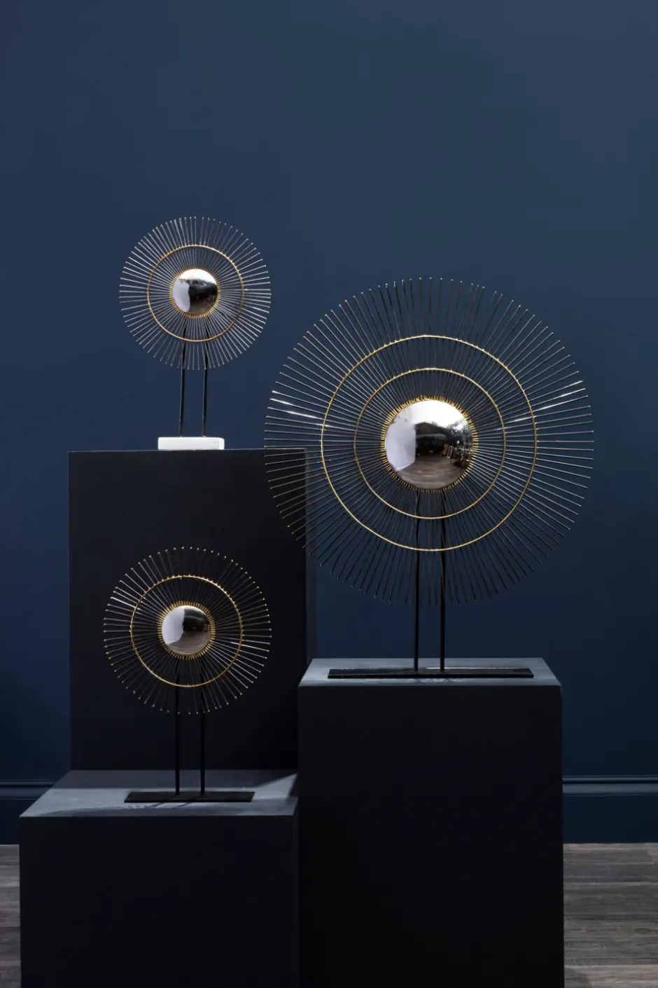 Statues & Sculptures Table Top|Abstract^Moonburst 51cm Metal Indoor Sculpture