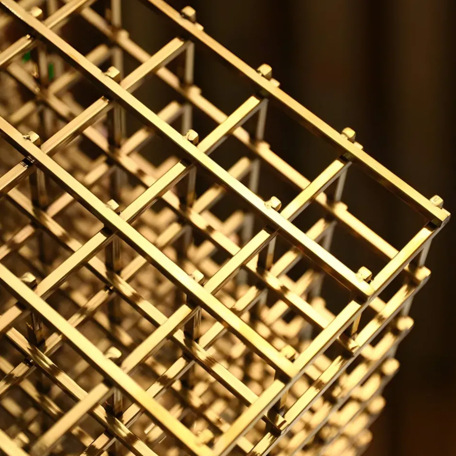 Statues & Sculptures Floor Standing|Abstract^Multiverse 120cm Silver Geometric Metal Garden Sculpture