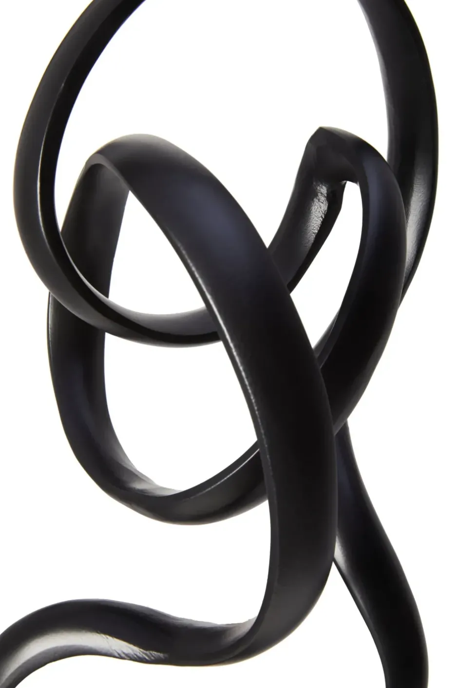 Statues & Sculptures Table Top|Abstract^Mystical Grace 60cm Black Metal Indoor Sculpture
