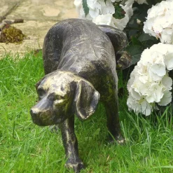 Statues & Sculptures Dogs^Naughty Dog Bronze Metal Garden Ornament