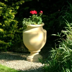 Statues & Sculptures Large|Round^Neaopli Vase Stone Garden Planter
