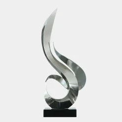Statues & Sculptures Table Top|Floor Standing^Nexus Ignite 85cm Silver Metal Indoor Sculpture v4