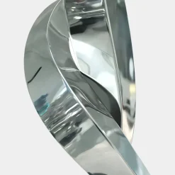 Statues & Sculptures Table Top|Floor Standing^Nexus Ignite 93cm Silver Metal Indoor Sculpture v1