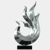 Statues & Sculptures Table Top|Floor Standing^Nexus Ignite 85cm Silver Metal Indoor Sculpture v2