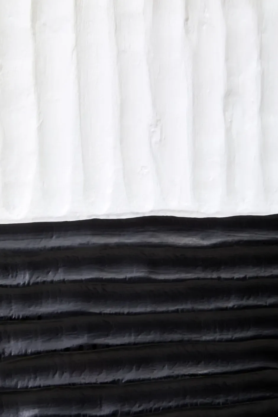 Statues & Sculptures Table Top|Abstract^Night & Day 41cm Black & White Wood Indoor Sculpture