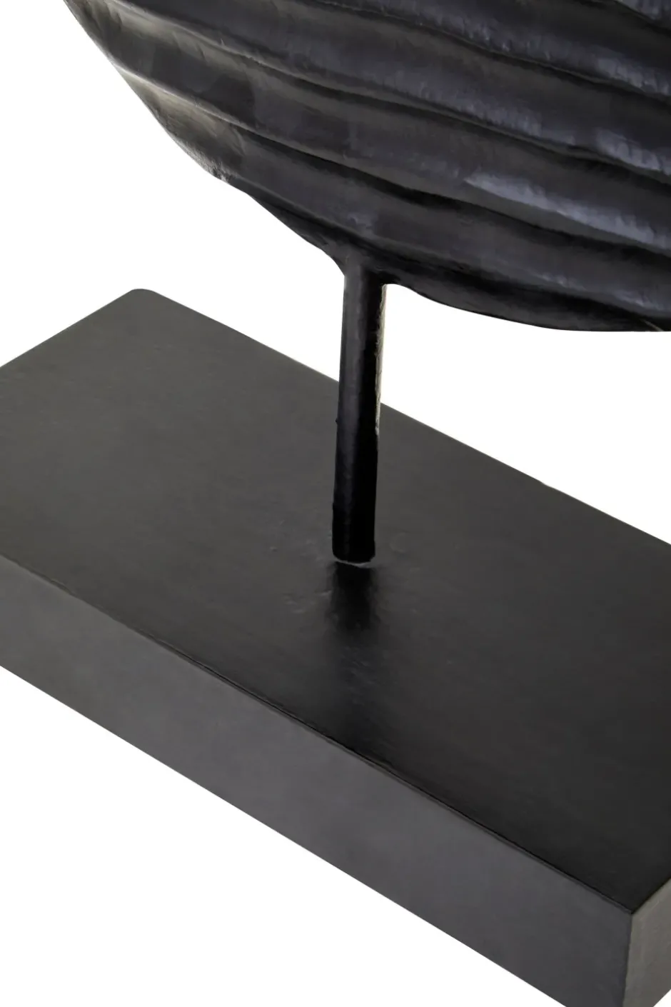 Statues & Sculptures Table Top|Abstract^Night & Day 41cm Black & White Wood Indoor Sculpture