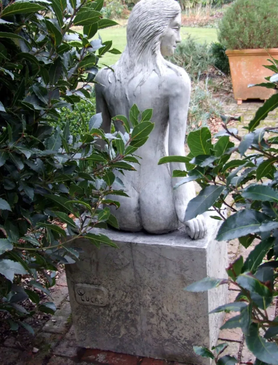 Statues & Sculptures Modern^Nude Woman 120cm Stone Garden Statue
