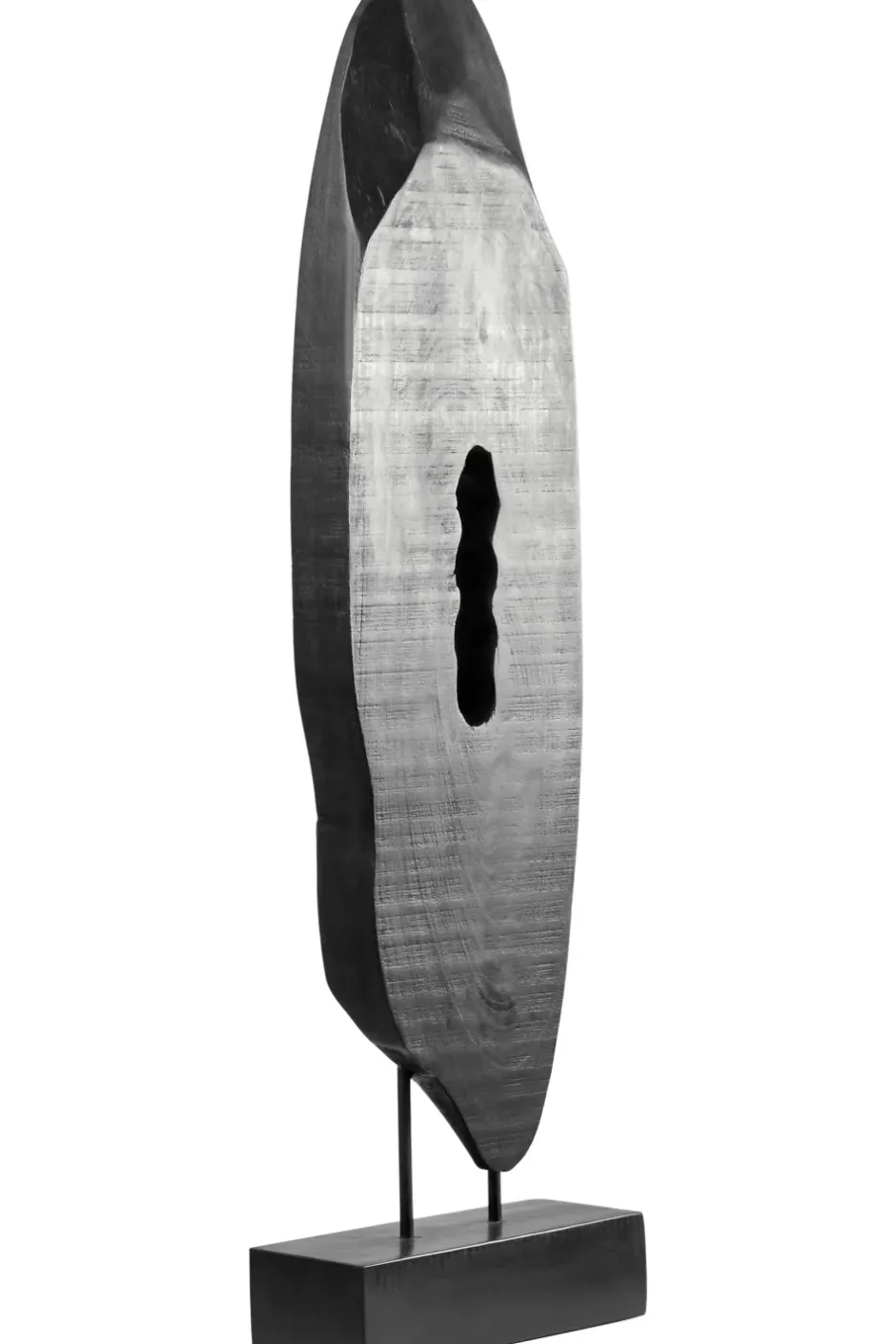 Statues & Sculptures Table Top|Abstract^Obsidian Essence 70cm Black Wood Indoor Sculpture
