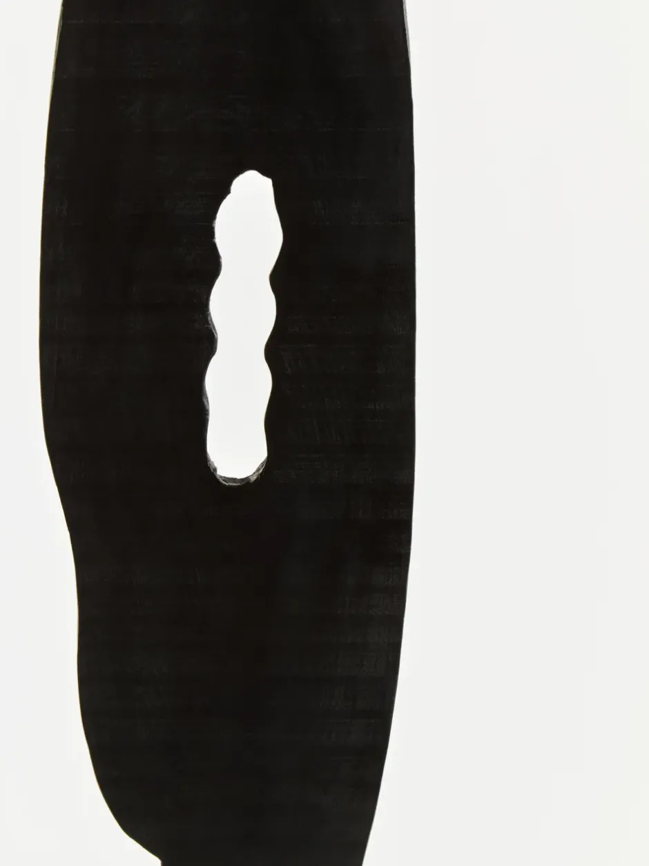 Statues & Sculptures Table Top|Abstract^Obsidian Essence 70cm Black Wood Indoor Sculpture