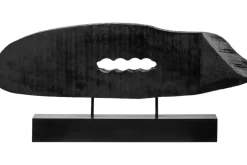 Statues & Sculptures Table Top|Abstract^Obsidian Essence 32cm Black Wood Indoor Sculpture