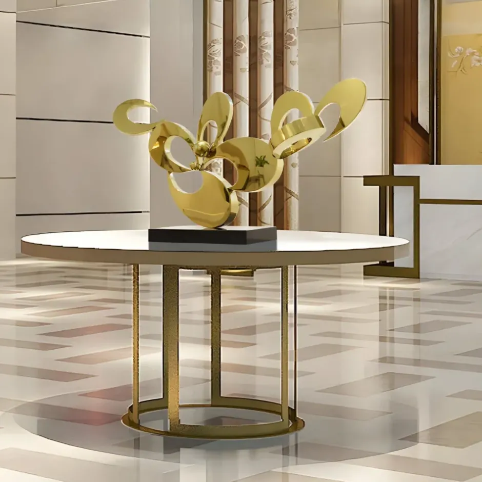 Statues & Sculptures Table Top|Abstract^Opus Bloom 56cm Copper Metal Indoor Sculpture