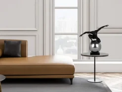 Statues & Sculptures Figurative|Table Top^Orbital Balance 47cm Black Resin Indoor Sculpture