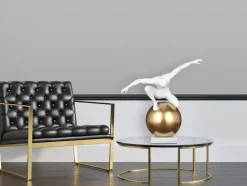 Statues & Sculptures Figurative|Table Top^Orbital Balance 65cm White Resin Indoor Sculpture