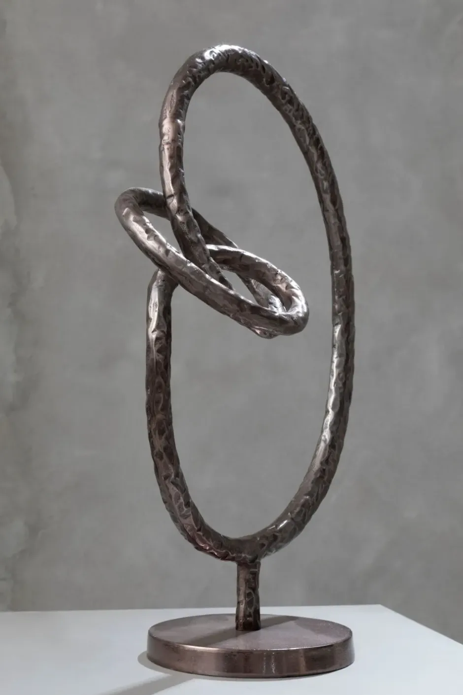 Statues & Sculptures Table Top|Abstract^Orbitus 52cm Bronze Metal Indoor Sculpture