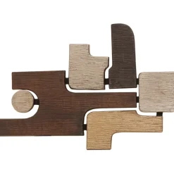 Statues & Sculptures Wall Art|Abstract^Organic Grid 40cm Metal Wall Sculpture