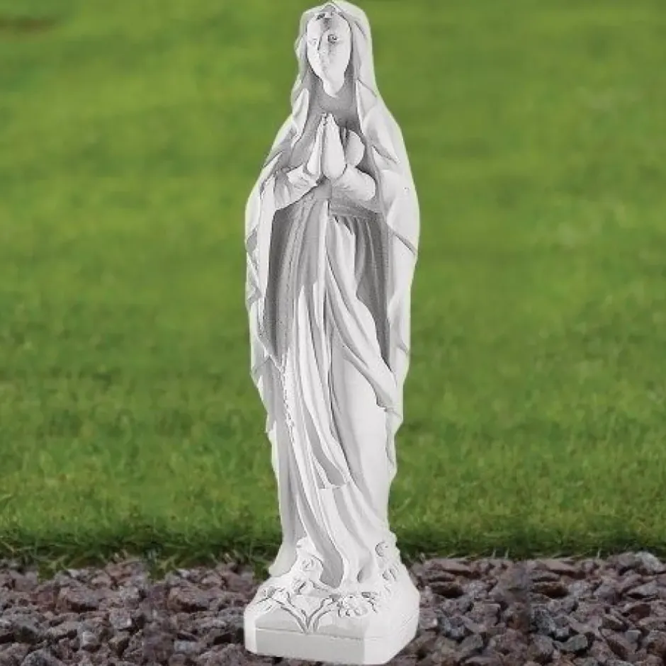 Statues & Sculptures Virgin Mary^Our Lady of Lourdes 58cm Marble Resin Garden Statue