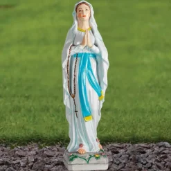 Statues & Sculptures Virgin Mary^Our Lady of Lourdes 58cm Marble Resin Garden Statue