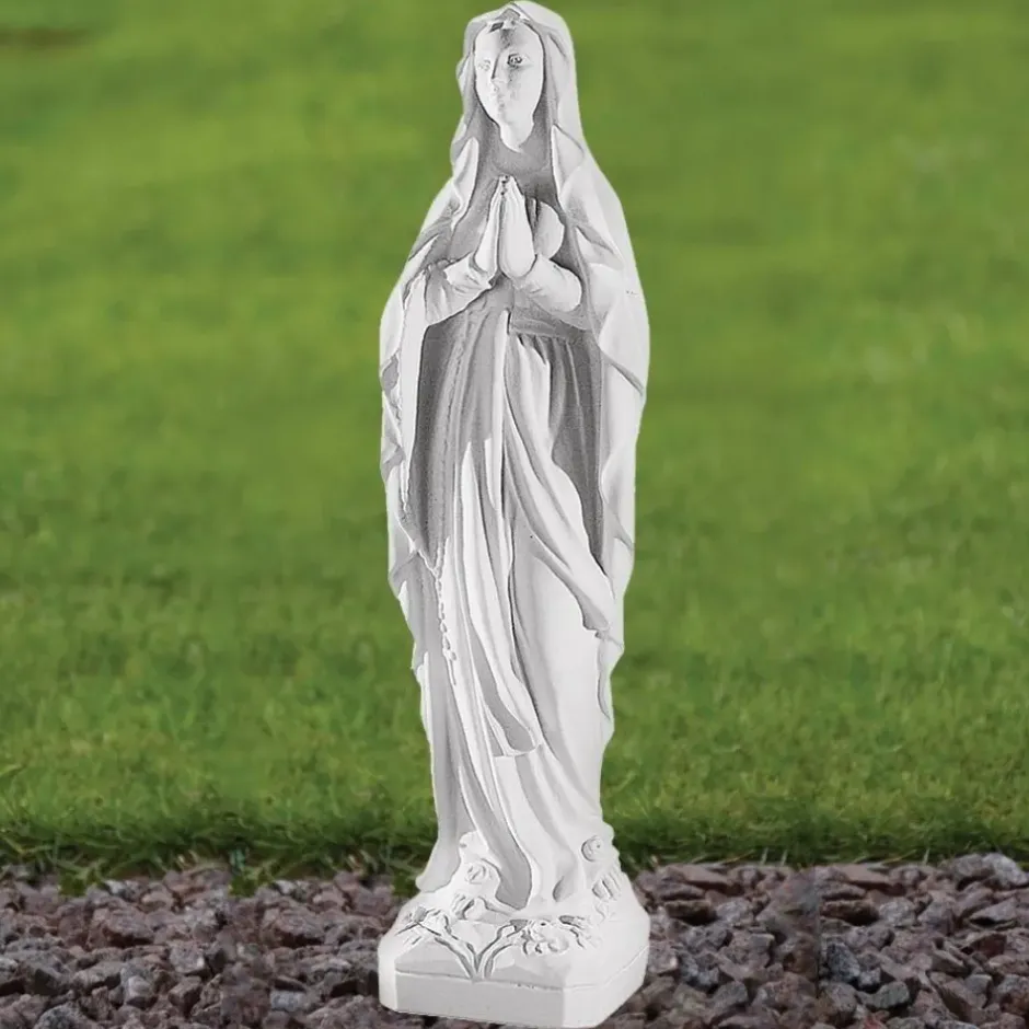 Statues & Sculptures Virgin Mary^Our Lady of Lourdes 76cm Marble Resin Garden Statue