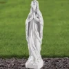 Statues & Sculptures Virgin Mary^Our Lady of Lourdes 35cm Marble Resin Garden Statue